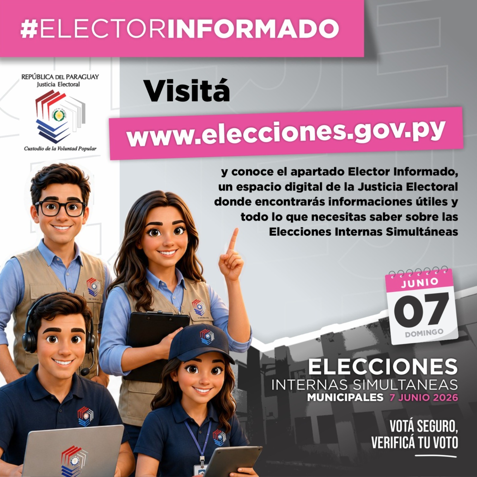 Sitio de la Justicia Electoral - Paraguay